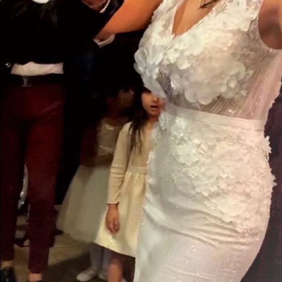 Portia & Scarlett white evening gown - Picture 4 of 12